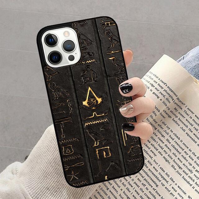 Autumu Egyptian Hieroglyphics Symbols Phone Case Cover for iPhone 17 Air 16 16e 15 12 11 13 14 Pro Max Plus Coque