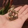 Brass Horse Figurines Chinese  Year Zodiac Horse Ornament Feng Shui Lucky Statue Home Office Desktop Decoration Crafts