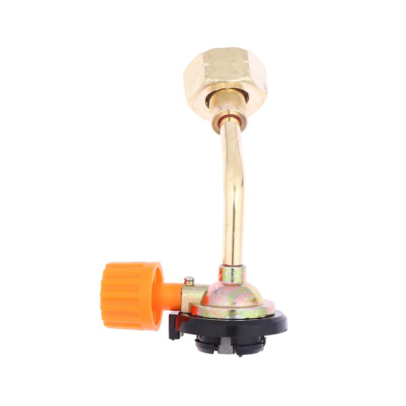Gas Butane Cylinder Tank Charging Valve Refill Direct Connector Adapter For Outdoor Camping Picnic Cylinder Filling Adapter 1Pc
