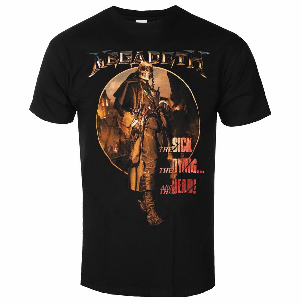 Summer Megadeth Graphic Cotton Tshirt Unisex Summer Short Sleeve Fashion Brand Tee Luxury Casual Vintage Tees