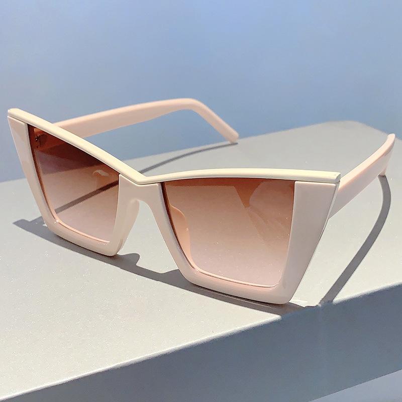 New Fashion Women Sunglasses Personalized Trendy Cat Eye Design Sun Glasses Uv Resistant High End Glasses Men Outdoor Sunnies