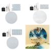 Formă de silicon DIY pentru pendul de ceas, decorațiuni unice pentru ceas, formă moale din rășină epoxidică pentru crearea pendulului de ceas DIY