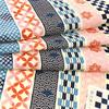 Hamamonyo Tenugui Hand with Auspicious Striped (Japanese Towel) Patterns.