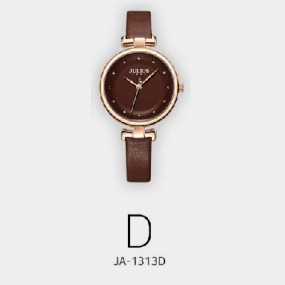 Julius Design Women's Caramel Leather Band Wristwatch A-1313 (Option 4)