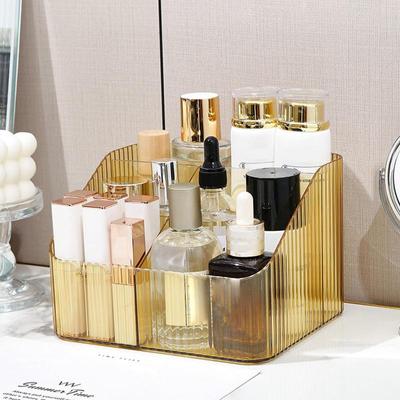 Plastová krabička na make-up Koupelnový úložný box Kosmetický organizér Stolní make-up Úložné pouzdro na šperky Sundries Stolní kontejner Organizér