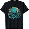Pirate Octopus Skull Ship Kraken Sea Monster Men Women Unisex T-Shirt