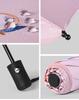 3 Folding Automatic Fruit Printed Umbrella UV Protection Rain Sun Umbrella
