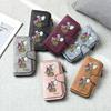 Gothic Skull Lady Print Long Wallet Forever Fashion PU Leather Card Holder Multi Slot Casual Zipper Purse for Women