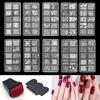 Szablon płytki do zdobienia paznokci, stempel, skrobak, zestaw narzędzi do manicure, uroda, zrób to sam