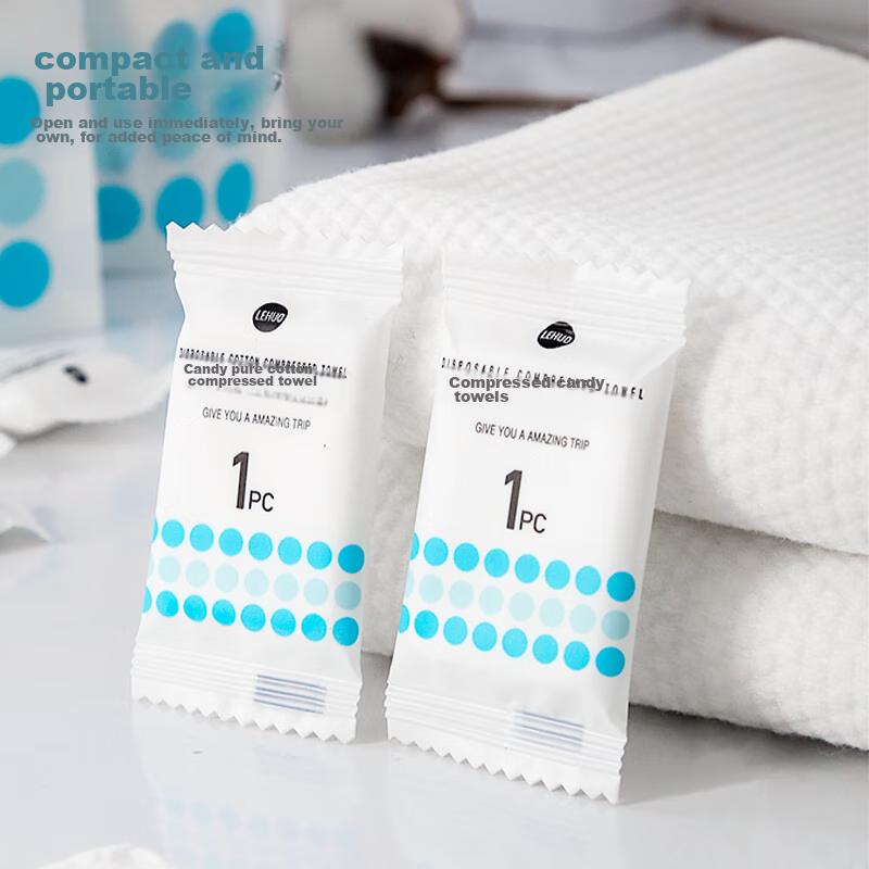 Compressed Towel, Disposable Face Towel, Small Pack Face Towel Cotton, Portable Travel Accessory, Essential Item