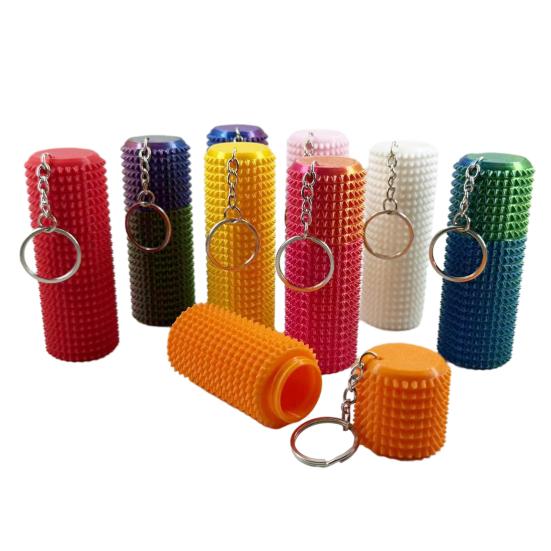 Pichľavá Grippie Stim Fidget Hračka s Kľúčenkou Úľava od Stresu 3D Tlačená Úložná Krabička Nástroj na Bolesti Stimming Dospievajúci Dospelí Prenosný Hrubý Valček Senzorická Hračka