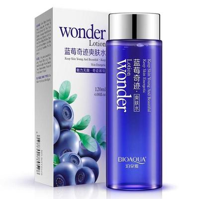 Toner pour le visage, 120ml, myrtille, Miracle Glow Wonder, eau de maquillage, Lotion tonique pour le visage, contrôle de l'huile, hydratant, soins pour la peau