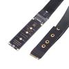 Cablecc NVME PCI Express NGFF Male To Female Extension Cable for Mainboard SSD 30cm PCI-E 4.0 M-Key 2230/2242/2260/2280