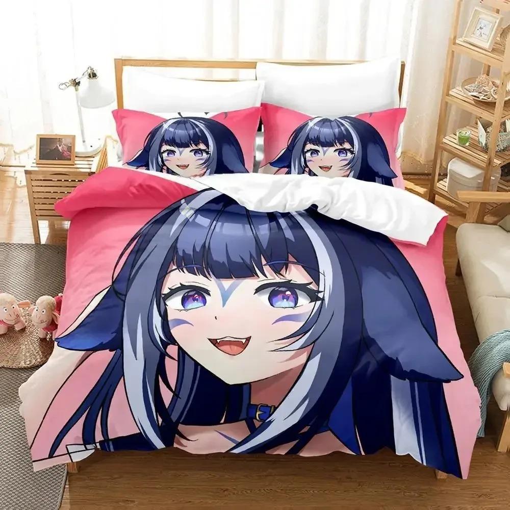 3D Tlač Anime Kawaii Dievčatá Nao Tomori Posteľná Súprava Dvojitá Jednolôžková Kráľovská Prikrývka Prikrývka Obliečka na Vankúš Chlapci Dievčatá Dospelí Spálňa