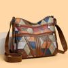 Women's Elegant Vintage Crossbody Bag Trendy HandBag Fashion Multi-pockets Shoulder Bag All-match Retro Crossbody Bag for Daily