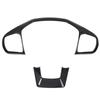 A87Q-Car Steering Wheel Trim Panel Cover ABS Carbon Fiber for Ford Explorer - Interior Accessories