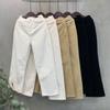 C S In The Room Anya Ykk Zipper fleeCe Corduroy Hidden bandIng pantS 3 ColorS