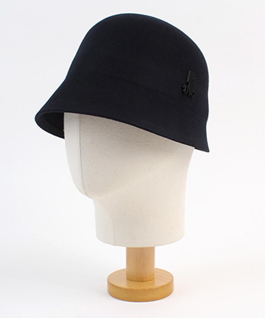 Yunibeosyeolkemiseuteuli French Wool Navy Drop Bucket Wool Bucket Hat