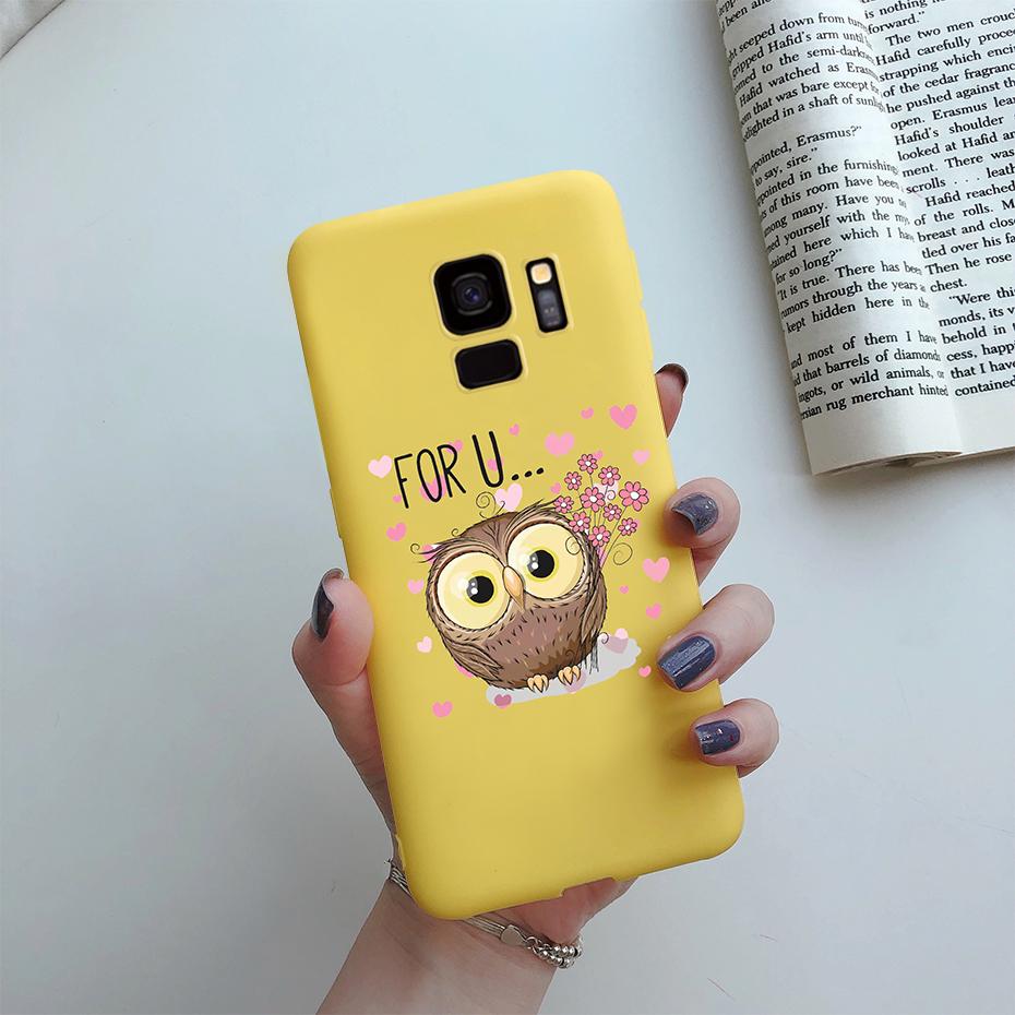 Fashion Daisy Flower Cute Silicone Cartoon Phone Case for Samsung galaxy s9 s9 plus Samsung s 9 Samsungs9 plus s9plus Case cover