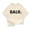 Sommer Jungen T-Shirt Baumwolle Lässig Lustig BALR. Druck Baby Cool Lässige O-Ausschnitt Oberteile für Baby Kinder Kurzarm Mädchen T-Shirts Oberteile
