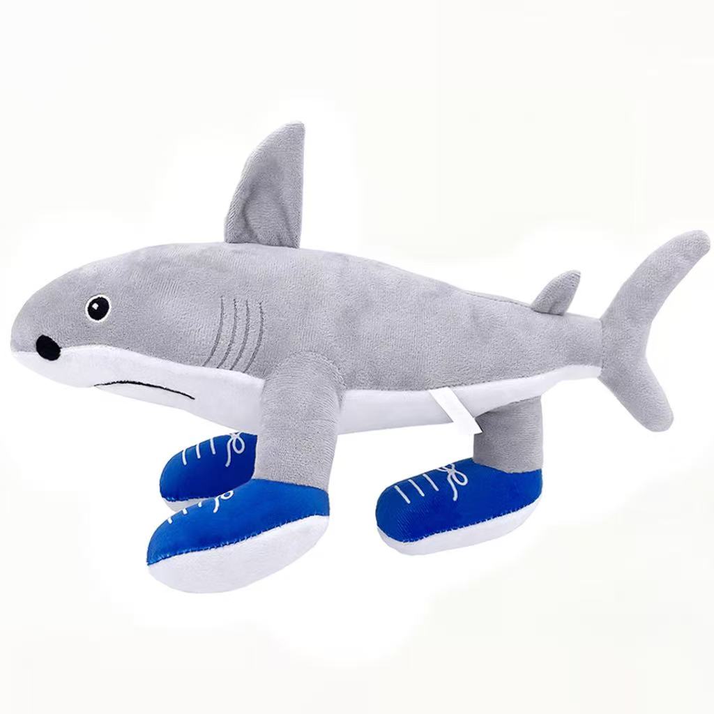 Peluche Tung Tung Sahur Giocattolo Tungtung Sahur Tralalero Tralala Giocattolo Tralalero Tralala Bambola di Peluche Squalo Merch Regalo di Compleanno