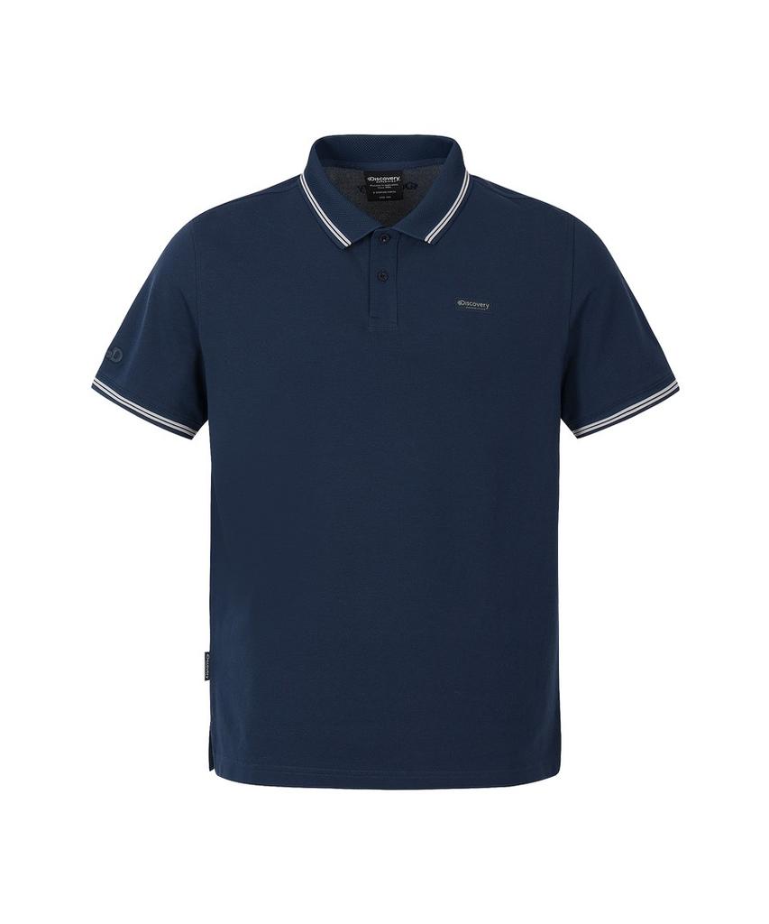 DISCOVERY EXPEDITION Men'S Collar Tipping Polo Shirt (D/Indigo)