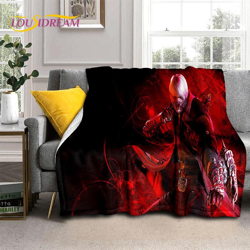 D-Devil May Cry Mängud DMC Mänguri HD Tekk, Pehme Visketekk Kodu Magamistoa Voodi Diivani Pikniku Reisi Kontori Katteks Lastele