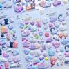 1 Pc/4 Pcs Cartoon Animals Pets Bear Ghost 3D Puffy Stickers Scrapbooking Diy Journal Stationery Sticker Decor School Supplies