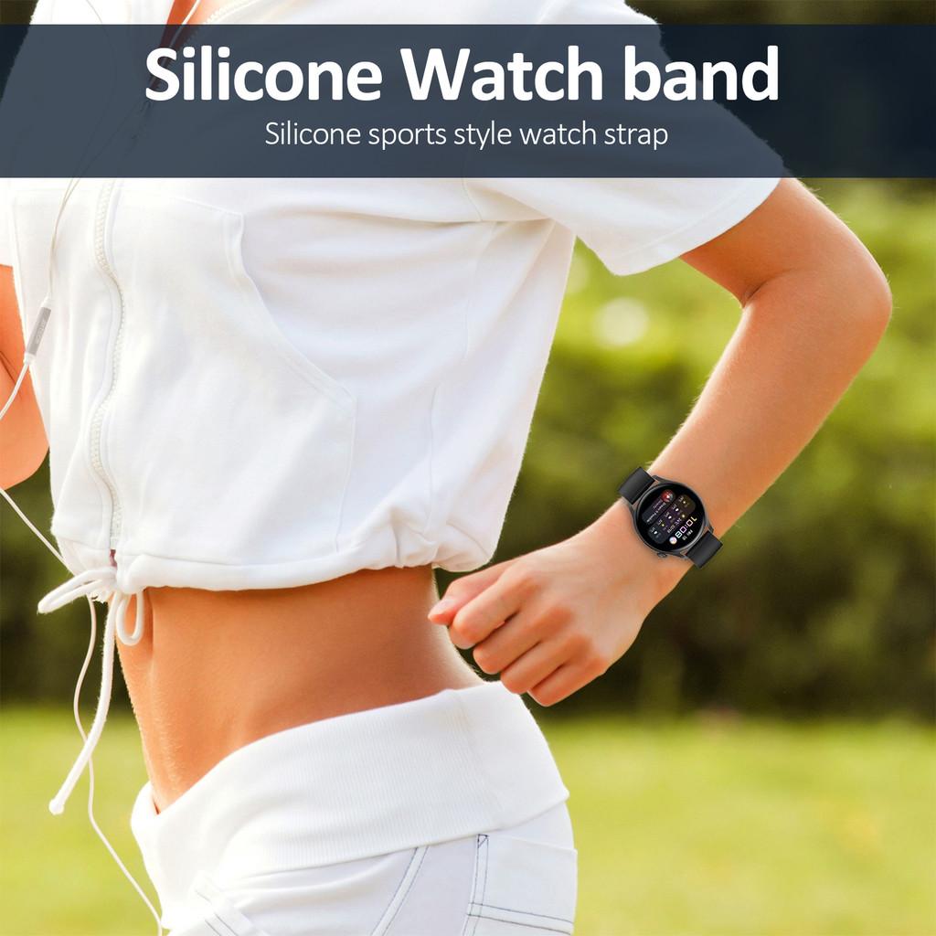20mm/22mm Silicone Bracelet Band for Coros Pace4 Pace3 Pace2 Watchband Smartwatch Belt Wristband Correa for Coros Apex4 42mm