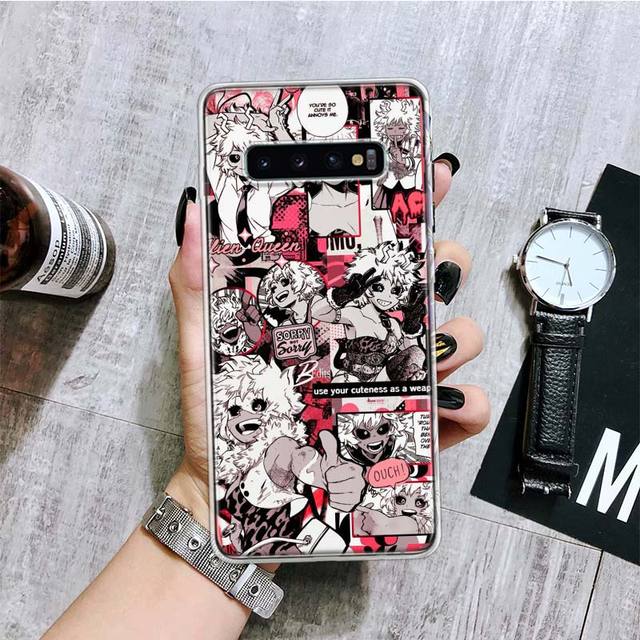 Anime My Hero Academia Telefoonhoesje Voor Samsung Galaxy S20 Fe S10 Plus S21 S22 S23 Ultra S10e S9 S8 S7 Edge Fundas Cover Coque Voor