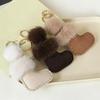 Kawaii Christmas Stocking Mini Boot Plush Keychain Cute Xmas Keyring Bag Charm Accessories Pendant Holiday Gift for Women