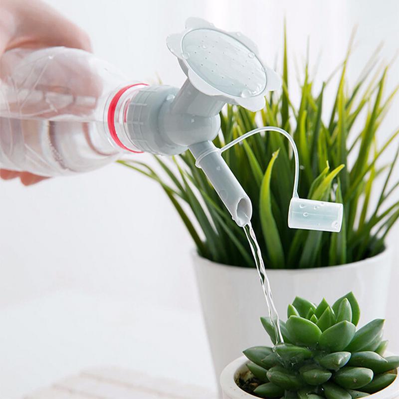 Garden Vase Bottle Cap Sprinkler Head Two Head Bottle Sprinkler Watering Flowers