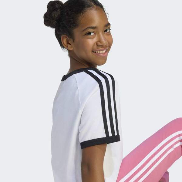 adidas Kids 3 Stripes Tee