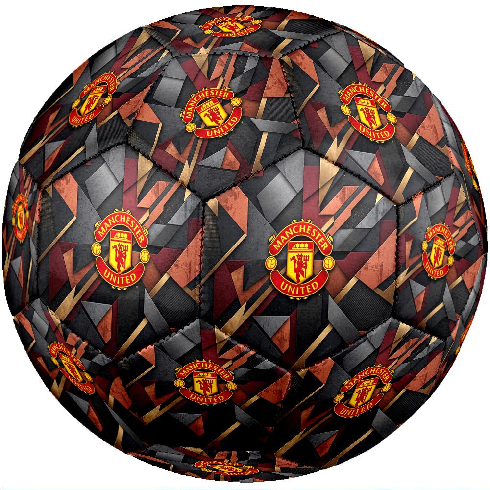 Manchester United Theme Soccer Ball Size 5 Soccer Ball Soft Touch Professional Training Football for Outdoor Sports