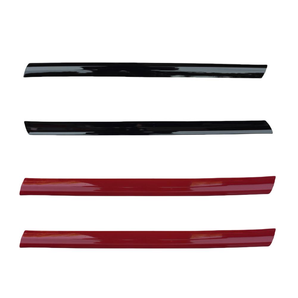 2Pcs Car Grille Decorative Up Grille Strips Car Stickers Auto Accessories for 7 7.5 Rline Logo Cover