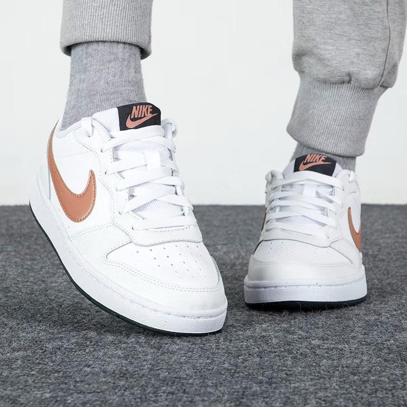 Nike Court Borough Low 2 GS 'White Metallic Red Bronze' BQ5448-116