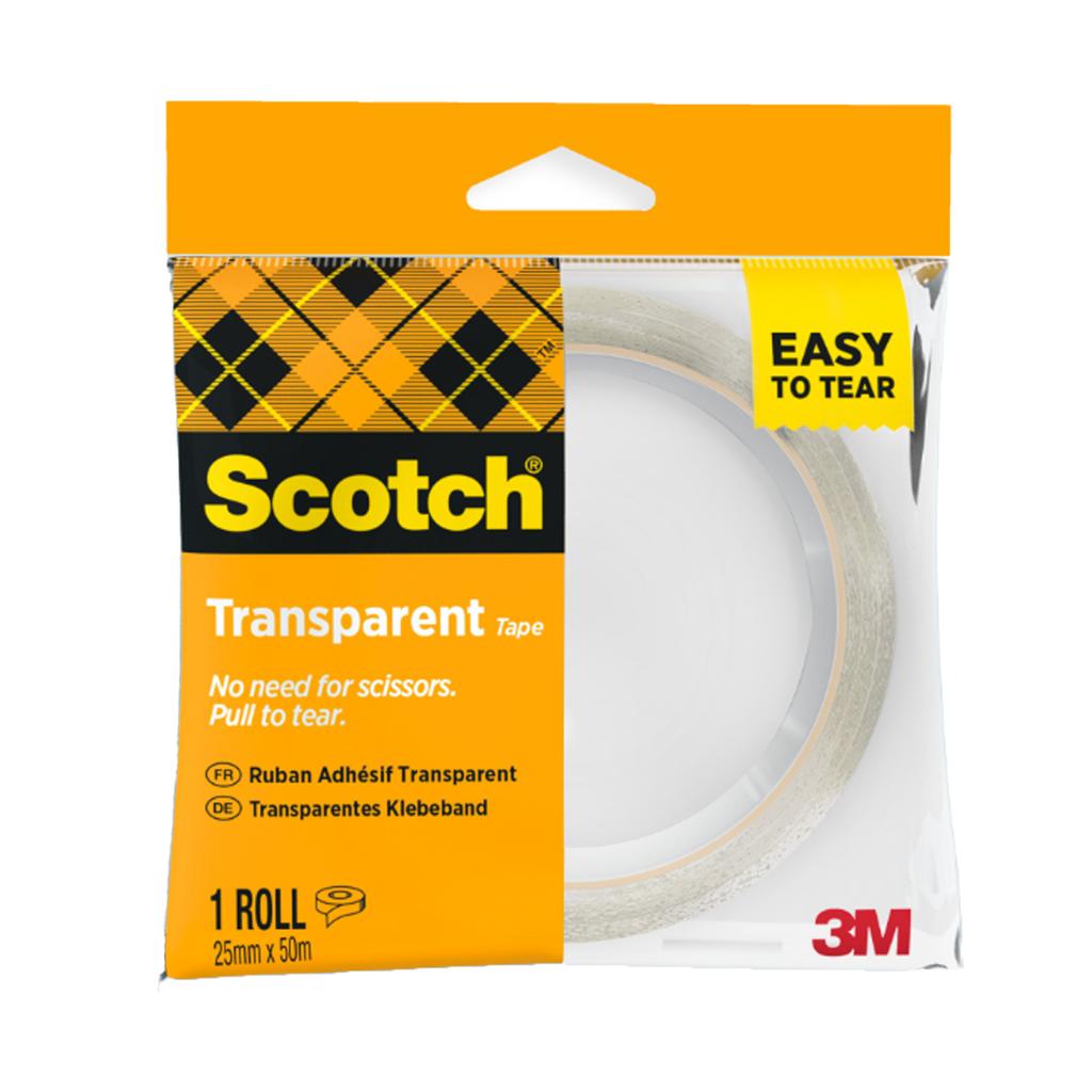 Scotch Easy Tear Tape 25mm X 50m