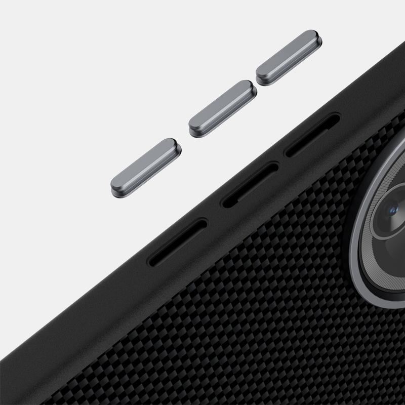 Ecology Leather Case For Redmi K80 Slim Shockproof Magnetic Suction Carbon Fiber Case Cover Metal Lens Grip Funda Conque Etui