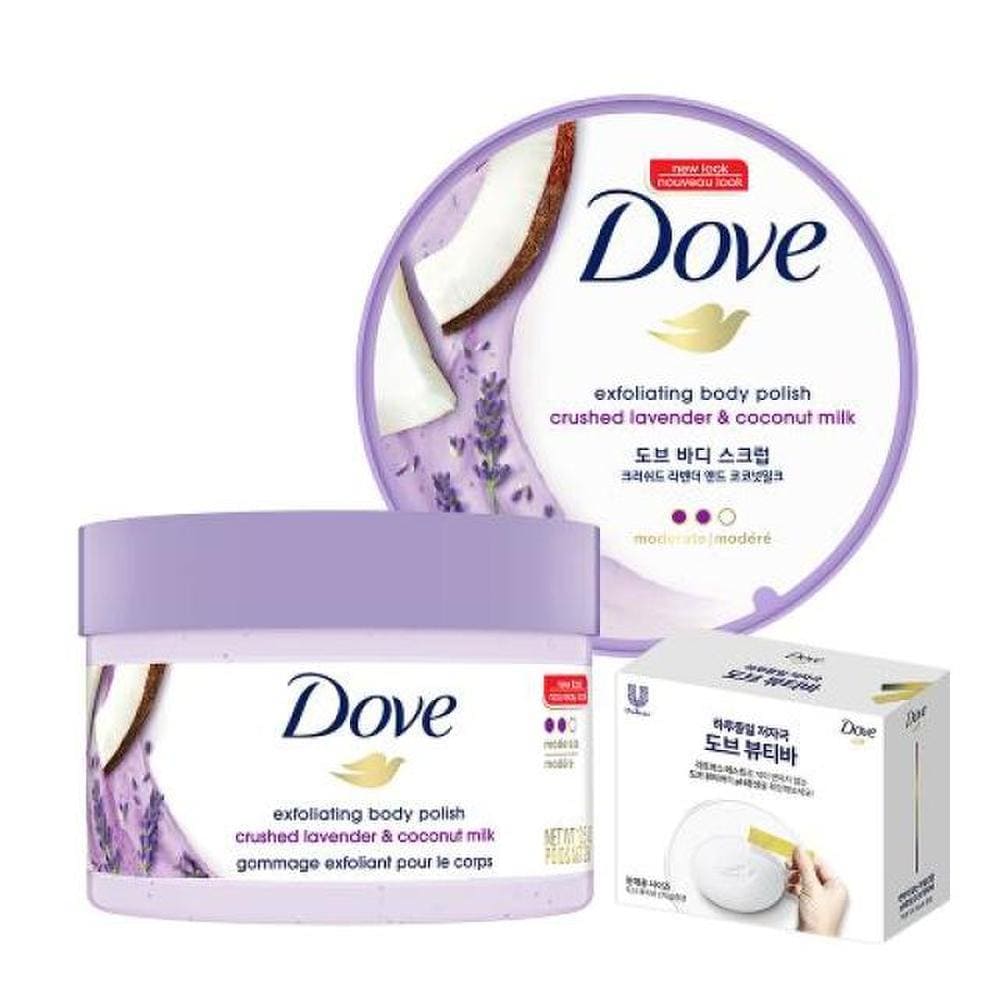 DOVE Body Scrub Oatmeal 298g x 2