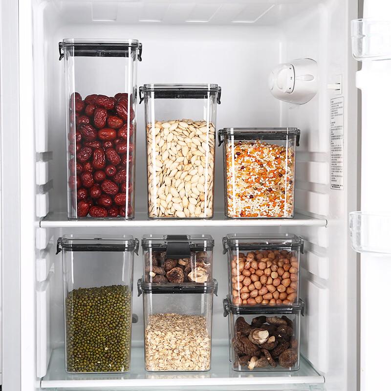 Clear Plastic Food Storage Jars