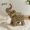 Objets de Collection Décoratifs Figurine d'Éléphant, Sculpture Porte-Bonheur, Décor Polyvalent Intérieur Extérieur pour Étagère Table de Chevet Voiture Entrée Salon