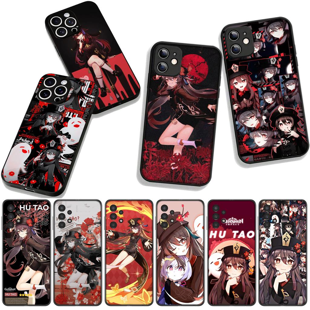 Genshin Impact Hu Tao HuTao Case for Motorola Moto G54 G05 G24 G45 G55 G75 G85 G15 G57 G86 Power Edge 50 30 Ultra Fusion neo Pro