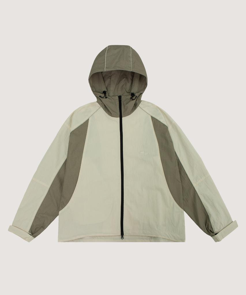 Bonatspalette Bp Color Block String Hooded Windbreaker Jacket_3 Colors