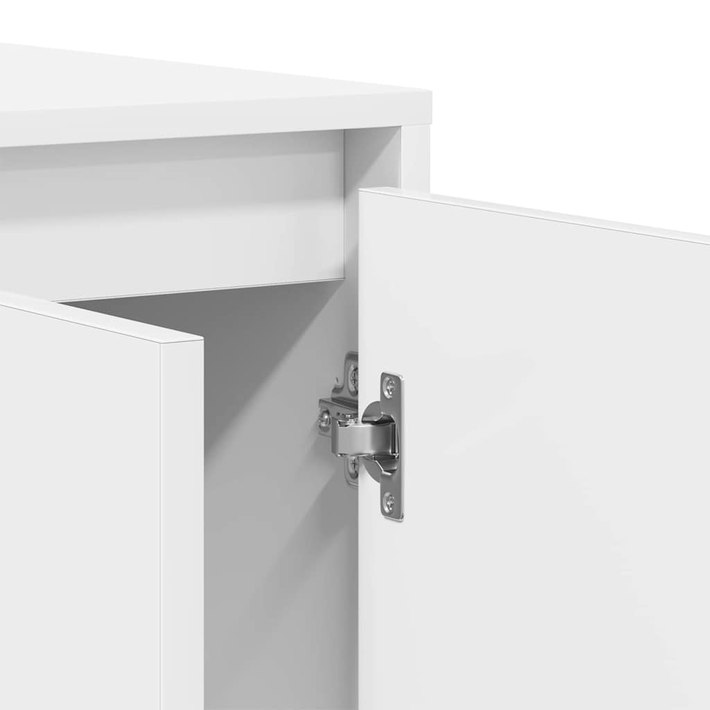 Credenza Bianca 135 x 41 x 75 cm Truciolato