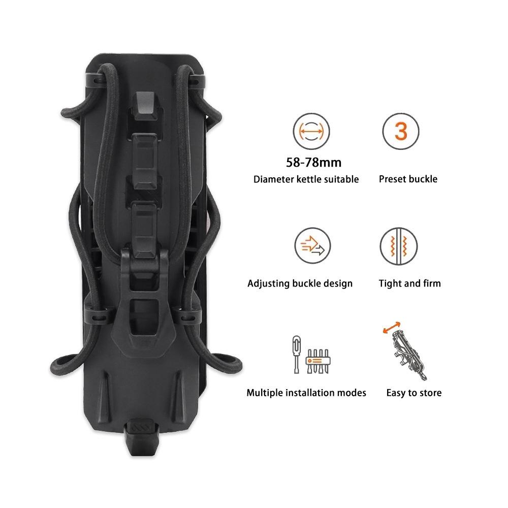 Motorcycle Water Cup Holder 25mm Protective Bumper Bottle Holder Adjustable Water Bottle Holder