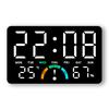 New Wall-mounted Electronic Wall Clock Multi-functional Date Digital LED Clocks Home DST Display Table Clock for Bedroom