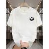 Loose Crew Neck Short Sleeves Fashion Printed Top Casual T-Shirts Men’s