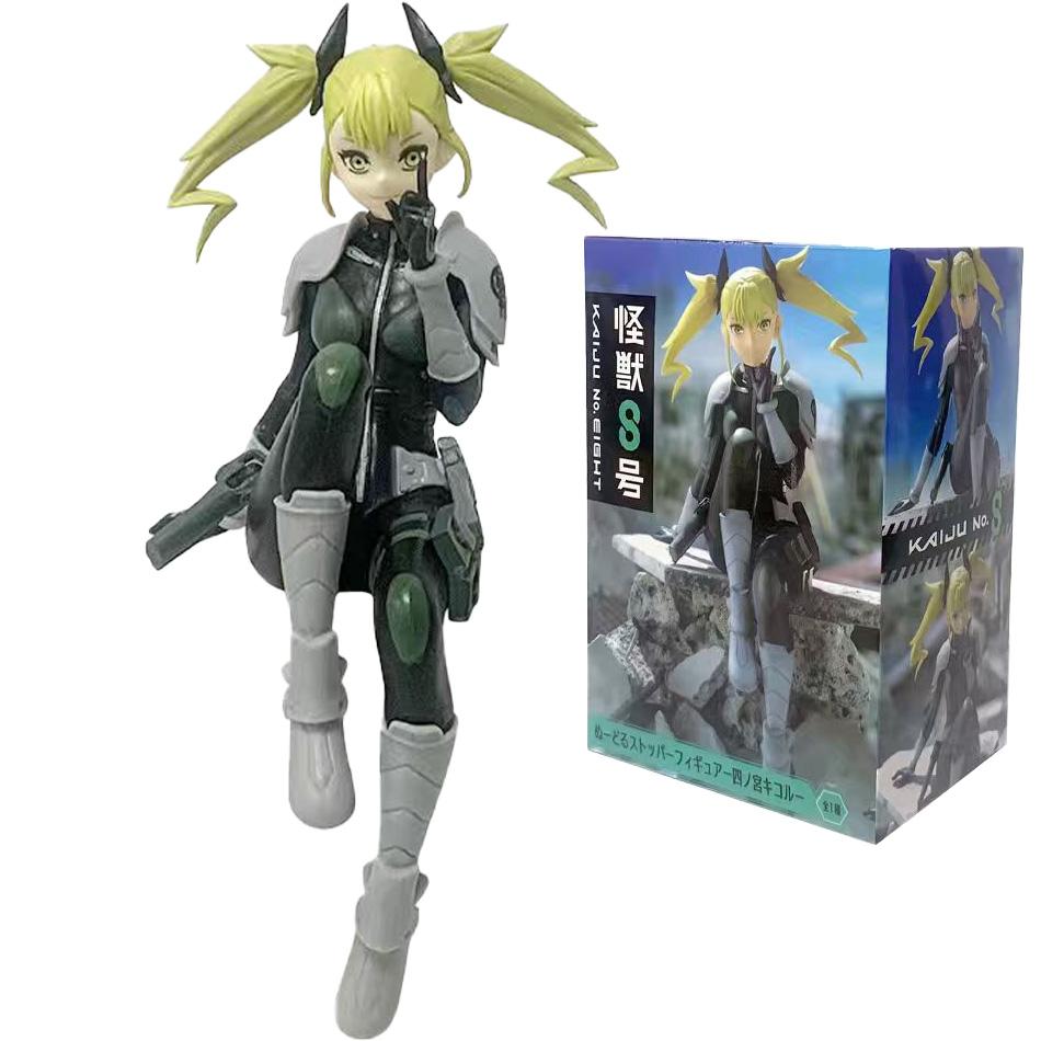 In 8-19Cm Stock Amine Kaiju No. 8 Figure Kafka Hibino Mina Ashiro Skeleton Creative Pvc Model Toys Kids Action Statue Doll Gifts