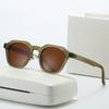 New TR9 Polygonal Advanced Street Photography Sunglasses UV400 Fashionable VintageStyle Sunscreen and UV Sunscreen Glasses