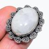 Mondstein Handgefertigt 925 Sterling Silber Schmuck Ringgröße 5.5 w5H68